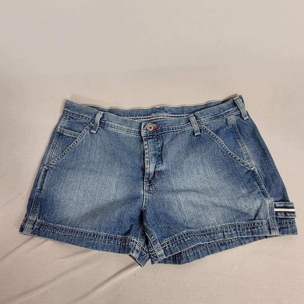 Vintage 90s Tommy Hilfiger Spellout Carge Jeans Size 13 - Picture 10 of 16